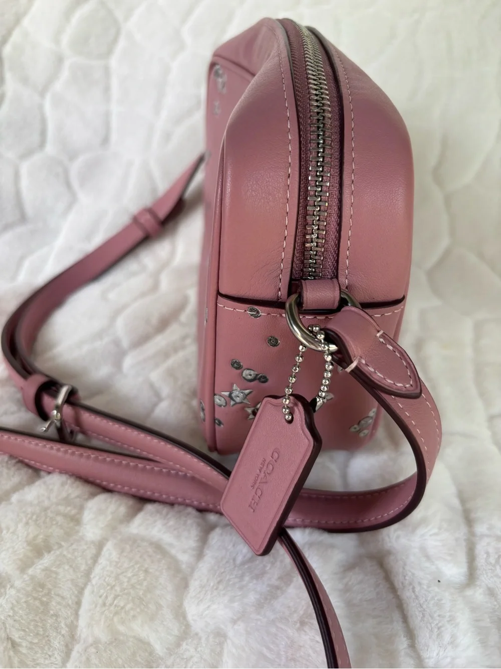 Coach MINI JAMIE CAMERA BAG WITH STAR PRINT